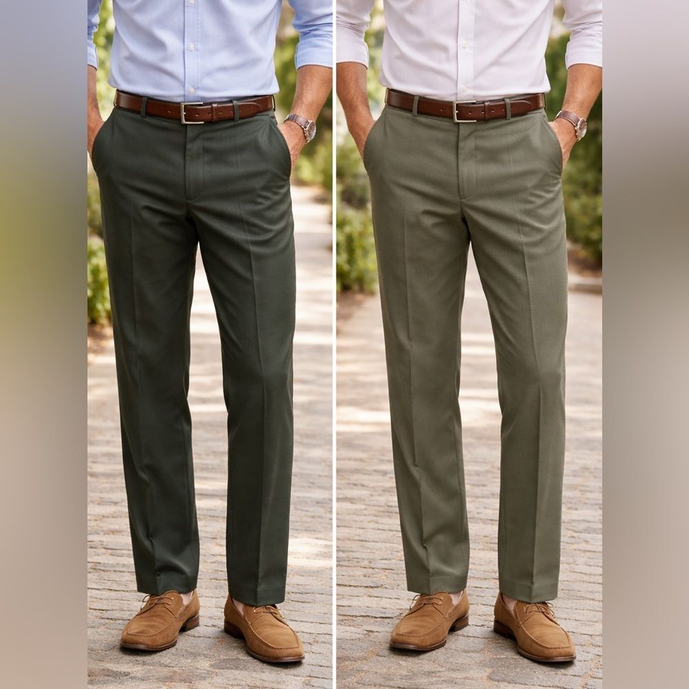 Vintage Levi’s STA-PREST Olive Dress Pants 31x30 Bundle 70s